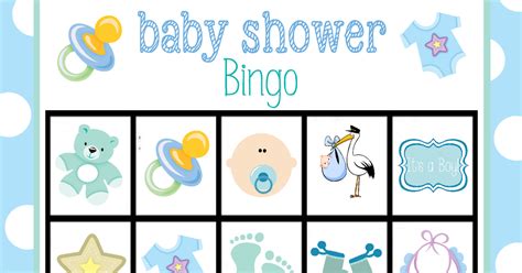 Bingo Para Baby Shower De Niño Para Imprimir Gratis Oh My Bebé