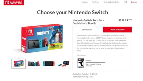 It was last seen on march 8, 2018. Fortnite bundle for Nintendo Switch coming October 5 ...