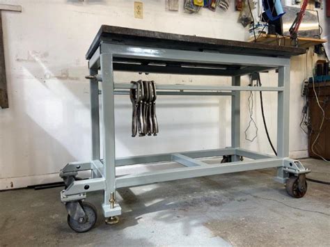 Adding Casters To Welding Table