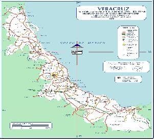 Veracruz is known for its live music scene, entertainment choices, and museums. Veracruz: Ubicación territorial de veracruz