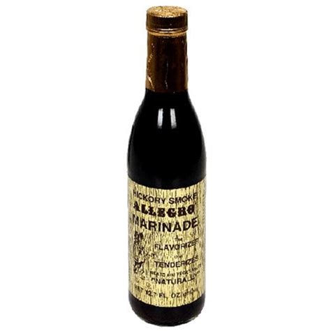 Allegro Hickory Smoke Marinade 127 Ounce Glass Bottles Pack Of 3