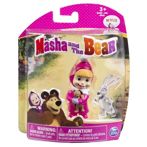 Spin Master Masha And The Bear Masha With Teddy Bear Figure
