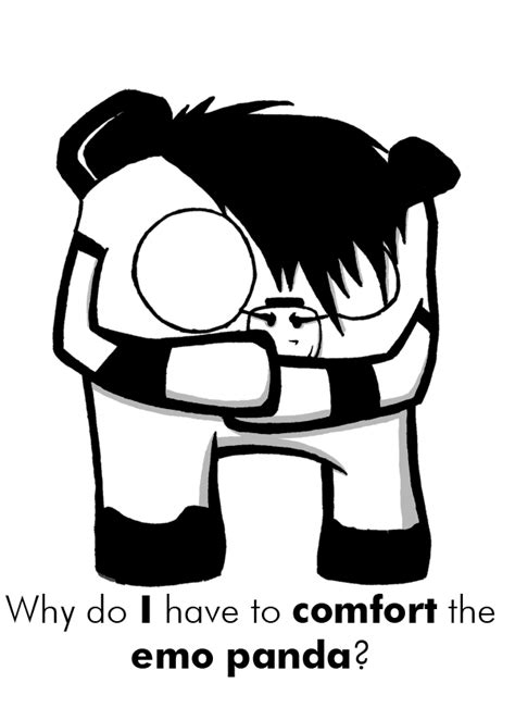 Comforting The Emo Panda By Oncemoretotheshore On Deviantart