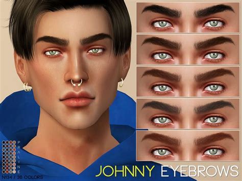 Sims 4 Maxis Match Eyebrows Male Bxexs
