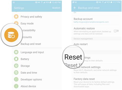 How To Return Settings To Default On The Galaxy S7 Android Central