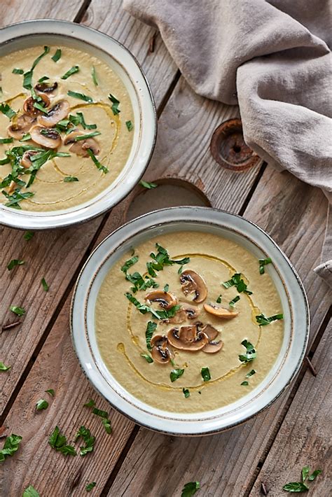 Velouté de champignons à la crème