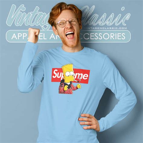 Supreme Smoking Bart The Simpsons Shirt Vintagenclassic Tee