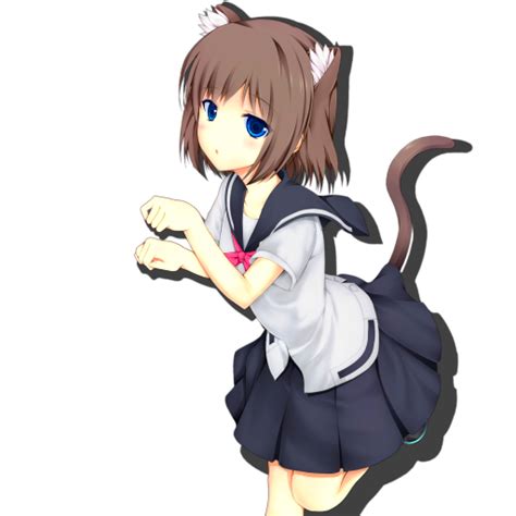 Neko Kawaii Anime Png Download Anime Cute Cat Girl Transparent Png