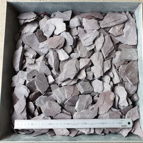 40mm Plum Slate Chippings Buy Direct Stone And Surfaces Direct