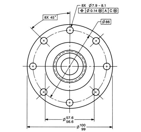 Clocked Angular Dimensions Drafting Standards Gdandt And Tolerance