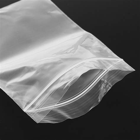 100pcs 10x15cm Clear Plastic Zip Lock Bags Reclosable Storage Packaging
