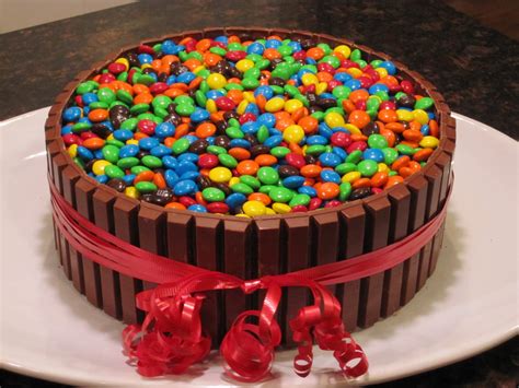 Summers Sweets Kit Kat And Mandms Cake