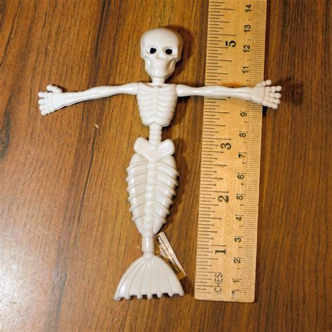 Mini Bendable Mermaid Skeleton Rubber And Posable Perfect Etsy