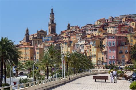 Menton French Riviera South Of France Editorial Photo Image Of
