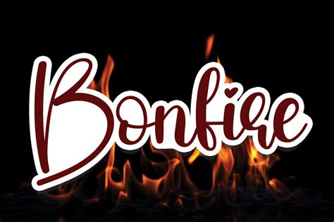 Bonfire Font By Andikastudio · Creative Fabrica