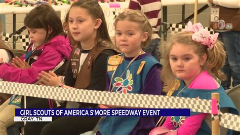 Local Girl Scout Troops Host S Mores Speedway In Gray Youtube