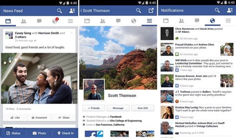 Please be aware that this is not a share updates, photos, and videos with your friends, family, and the entire world. Facebook for Android update brings an interface overhaul ...