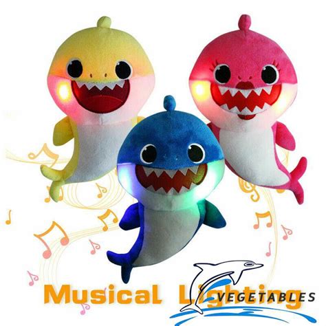 Rs♪ Baby Shark Plush Singing Toys Boy Music Song Doll English Shopee