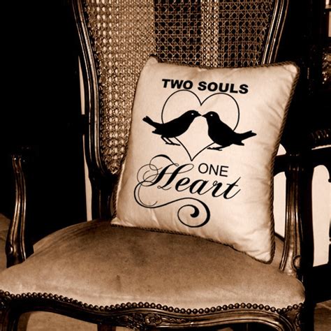 Two Souls One Heart Text Birds Heart Word Digital Image Etsy