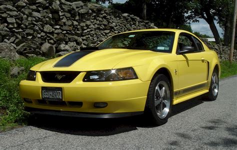 Zinc Yellow 2003 Mach 1 Ford Mustang Coupe