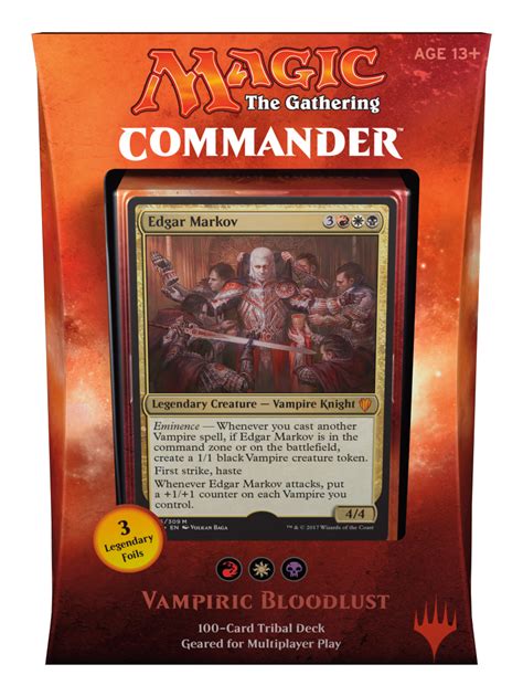 Mtg Commander 2017 Deck Vampiric Bloodlust Magic Products