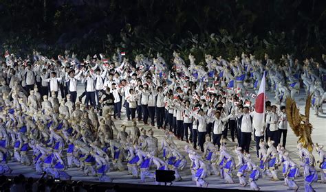 From wikipedia, the free encyclopedia. Asian Games 2018: Contingents march to the opening ...