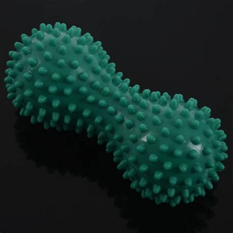 2xpeanut Shape Spiky Massage Ball Pvc Foot Trigger Point Stress Relief