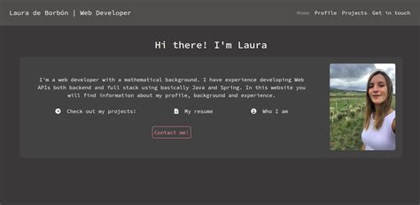 Laura De Borbon Personal Website