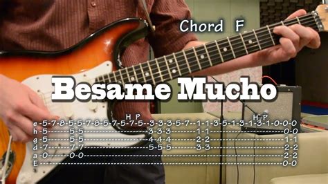 Besame Mucho Guitar Tab And Chords Como Tocar Lesson レッスン Acordes