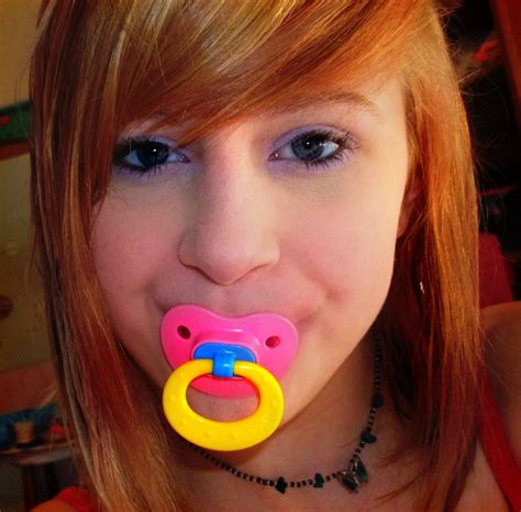 Cute Girl With Pacifier By Jaburi On Deviantart