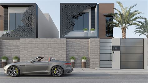 Modern Villa Design Riyadh Saudi Arabia On Behance
