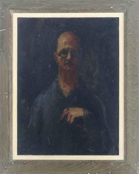 Kerkam Earl Portrait Of A Man With Glasses Mutualart