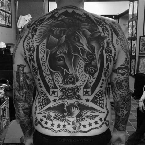 40 Traditional Horse Tattoo Designs For Men - Retro Ink Ideas