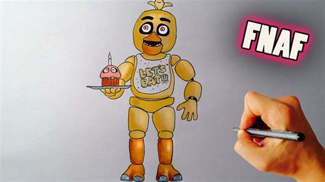 Chica Fnaf How To Draw Youtube