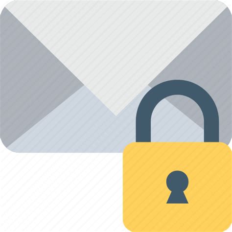Email Encryption Inbox Lock Mail Icon