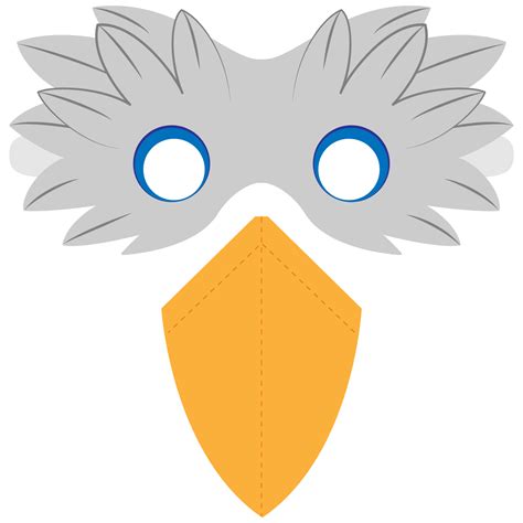 Bird Beak Mask Template Free Printable Papercraft Templates