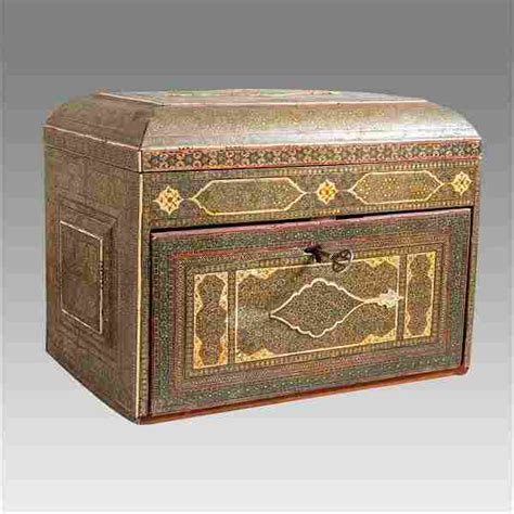 buy 19th century persian qajar dyansty khatam inlay wood box palmyra heritage gallery in ny