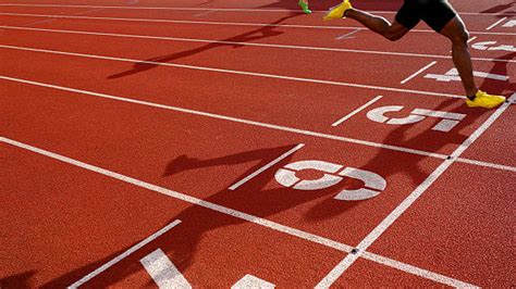 Track Finish Line Stock Photos Pictures And Royalty Free Images Istock