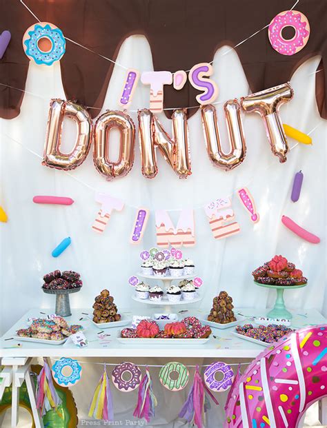 Donut Birthday Party Food Ideas