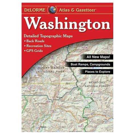 Delorme Washington Topographical Road Atlas And Gazetteer Ebay