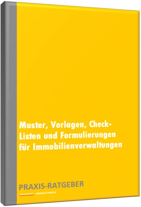 We did not find results for: Muster, Vorlagen, Check-Listen für Immobilienverwaltungen ...