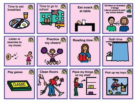 Tasks To Do At Home Picture Schedule Autism Task Cards Therapy For