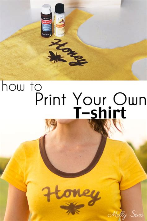 How To Make A Custom T Shirt Diy Tutorial Melly Sews