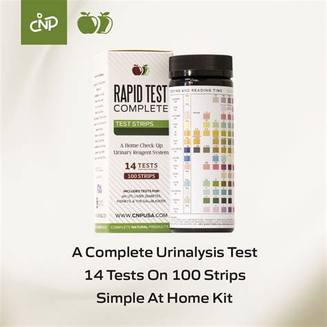 Buy Complete Natural Products Parameter Urinalysis Test Strips Count Urinary Tract