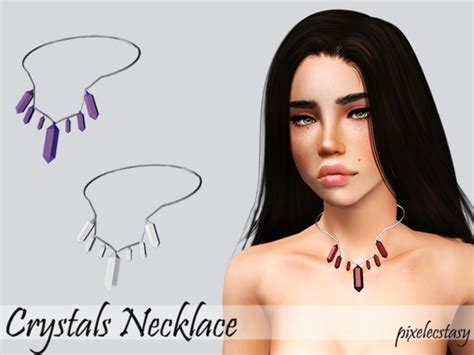 The Sims Resource Crystals Necklace