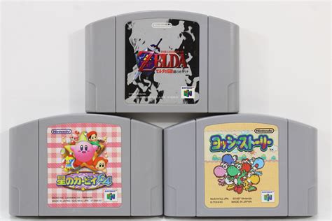 Lot Of 3 Zelda Ocarina Of Time Kirby Crystal Shards Yoshi Story N64 B