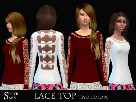 Lace Top The Sims 4 Catalog