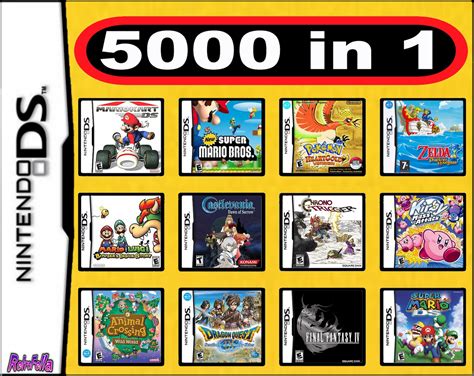 5000 In 1 Games Cartridge Multicart For Nintendo Ds 2ds 3ds Etsy