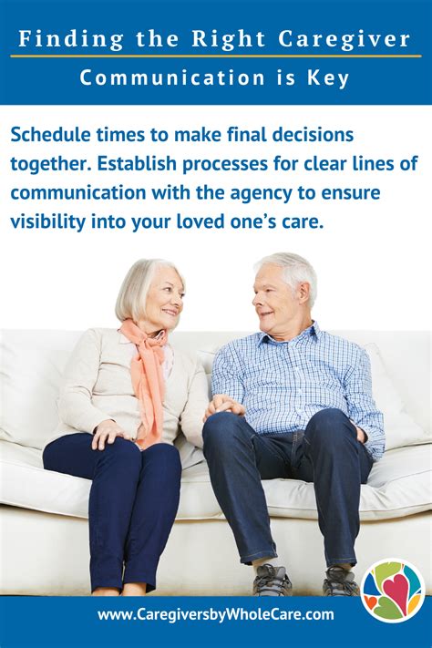 Finding The Right Caregiver For Your Parent Communication Is Key In