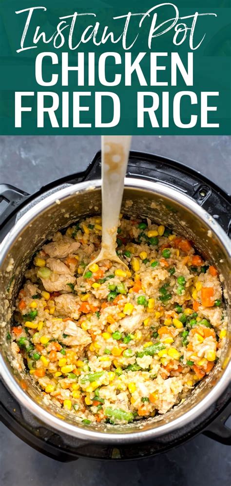 You can prep this diced chicken recipe on sunday and have your meals ready to go every day. Instant Pot Chicken Fried Rice Meal Prep Bowls - The Girl ...